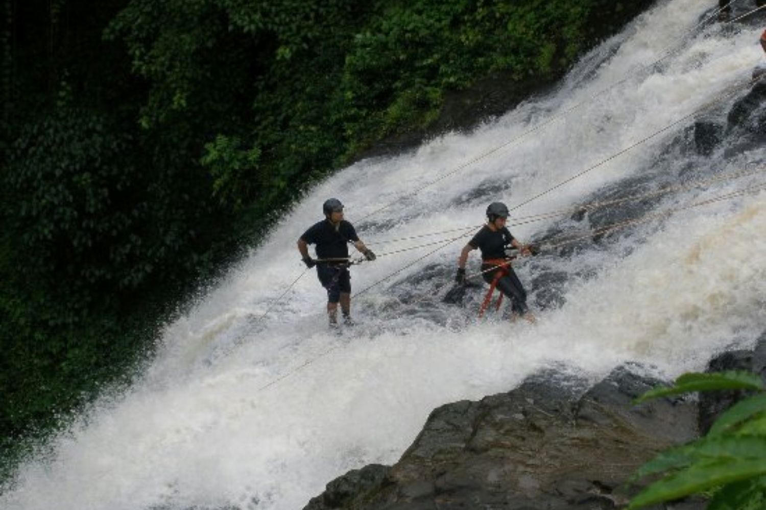 Waterfall Rappelling In Panshet