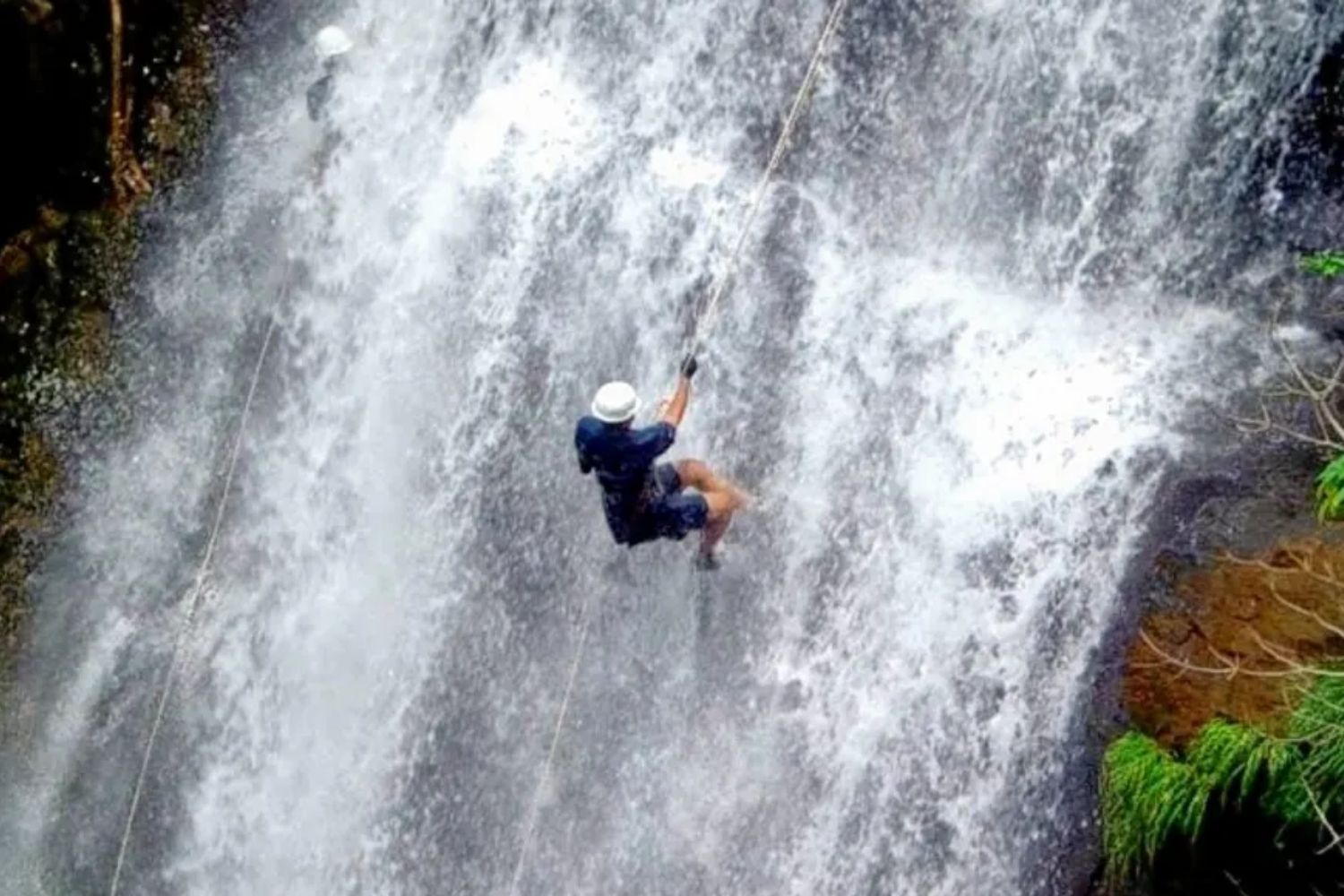Waterfall Rappelling In Kolad