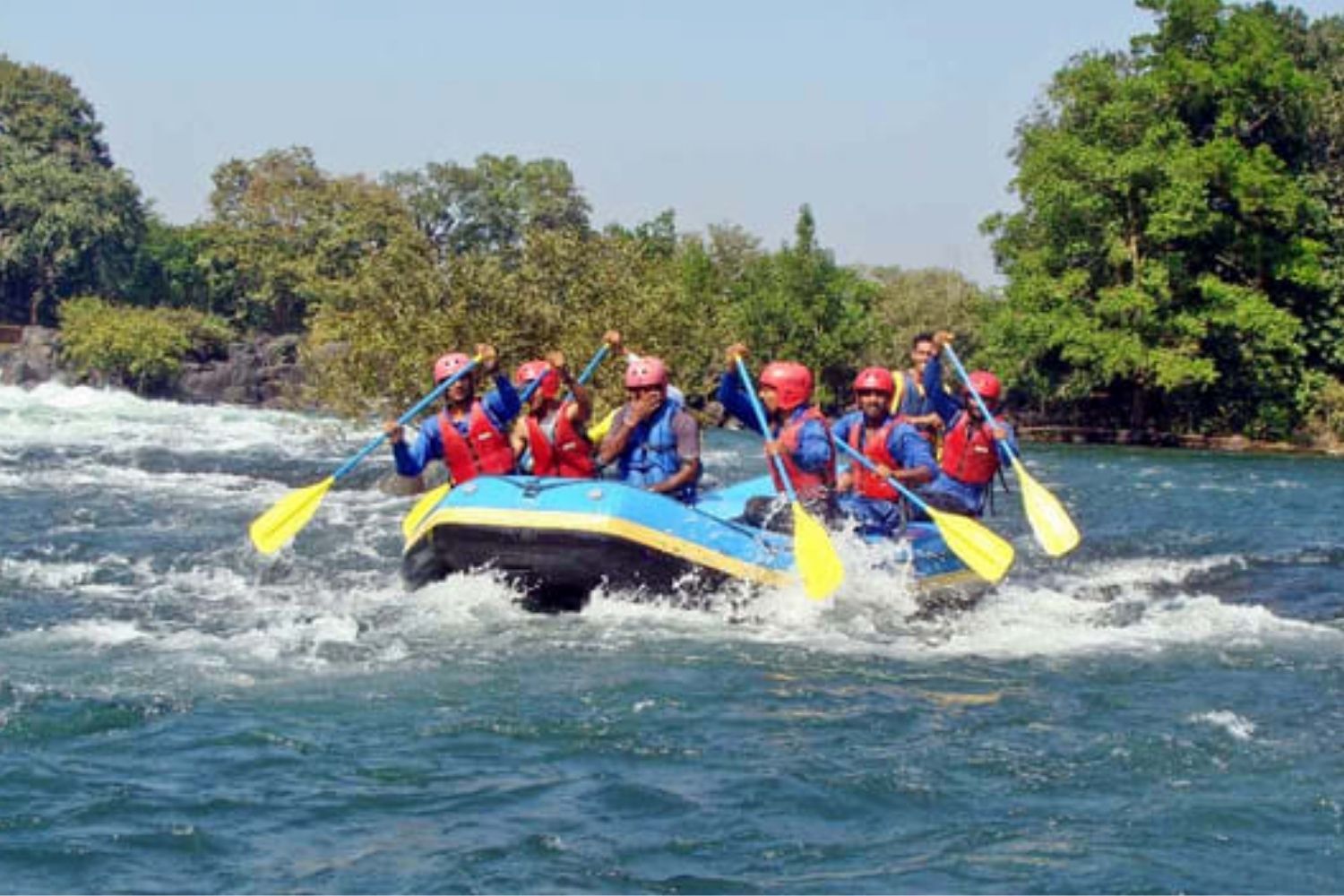 White Water Rafting On Mutha River In Pune